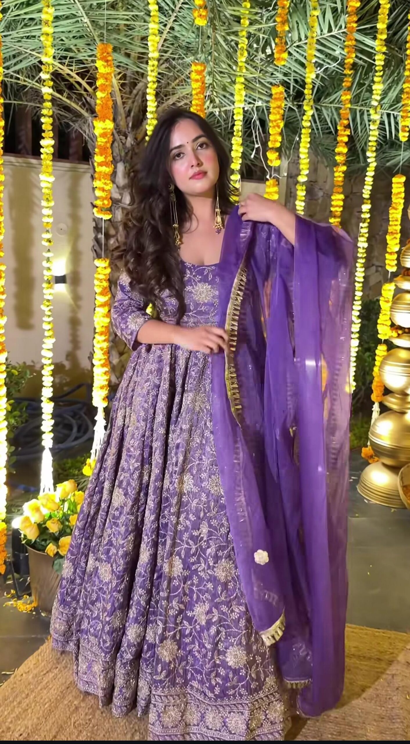 Purple Crunchy Silk Embroidery Work Anarkali Suit | Anarkali Suits, Bollywood Anarkali, Creative-Anarkali, Designer Anarkali, Embroidered Anarkali, Party Wear Anarkali
