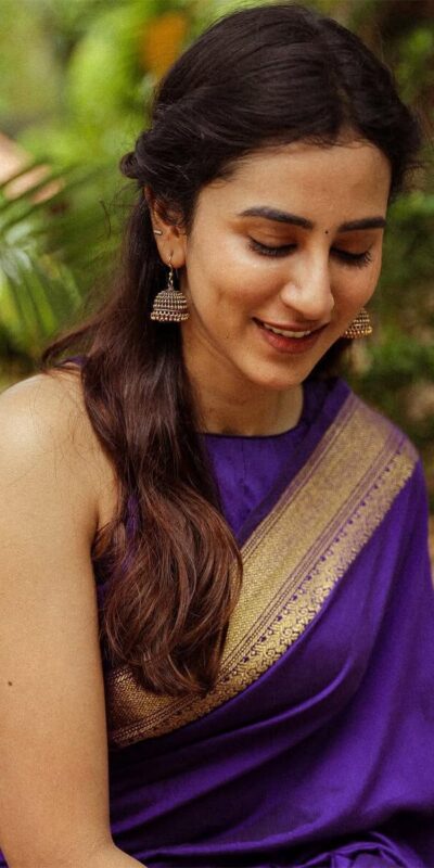 Purple Soft Lichi Silk Rich Pallu Saree | Sarees, Bollywood Sarees, Creative Sarees, Designer Sarees, Embroidered Sarees, Ethnic Saree, Modern Digital sarees, Party Wear Sarees