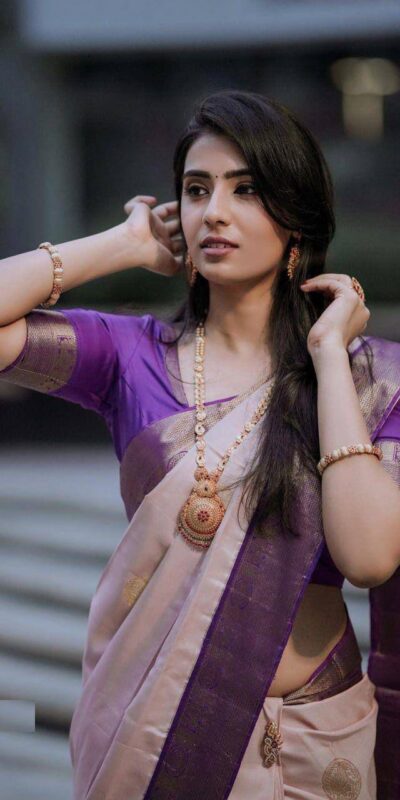Purple Soft Lichi Silk Rich Pallu Work Saree | Sarees, Bollywood Sarees, Creative Sarees, Designer Sarees, Embroidered Sarees, Ethnic Saree, Modern Digital sarees, Party Wear Sarees