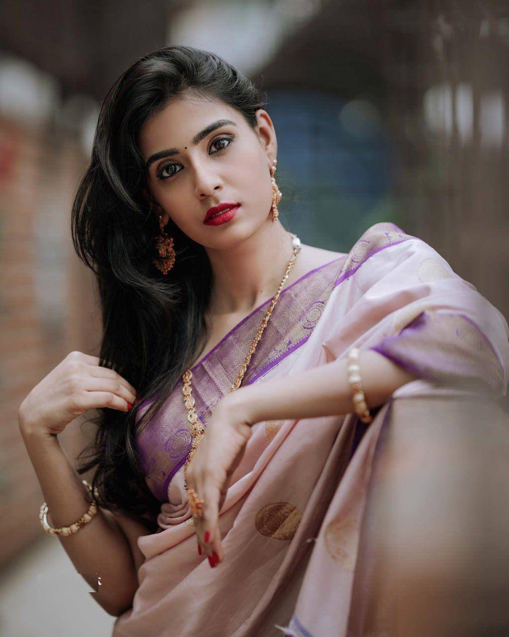 Purple Soft Lichi Silk Rich Pallu Work Saree | Sarees, Bollywood Sarees, Creative Sarees, Designer Sarees, Embroidered Sarees, Ethnic Saree, Modern Digital sarees, Party Wear Sarees