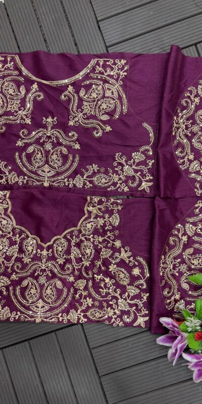 Purple Soft Organza Silk Thread Sequence Work Saree | Sarees, Bollywood Sarees, Creative Sarees, Designer Sarees, Embroidered Sarees, Ethnic Saree, Modern Digital sarees, Party Wear Sarees