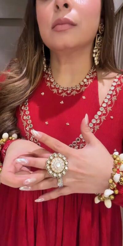 Red Chinon Silk Thread Lace Work Salwar Suit | Jump Suits, Salwar suit, Casual Suits, Creative suits, Designer Suits, Palazzo Suits, Party Wear Suits, Patiala Suits, Straight Suits