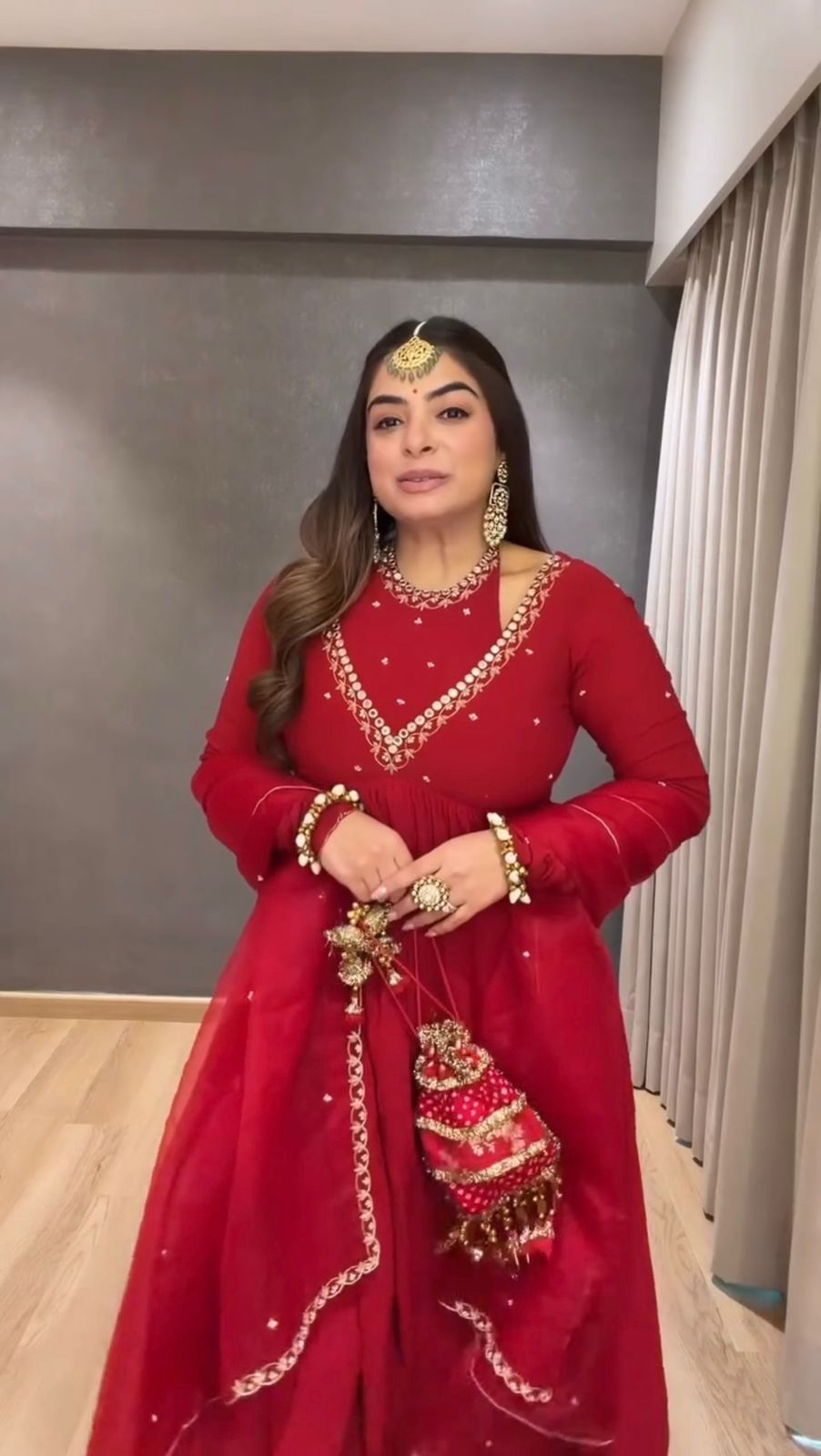 Red Chinon Silk Thread Lace Work Salwar Suit | Jump Suits, Salwar suit, Casual Suits, Creative suits, Designer Suits, Palazzo Suits, Party Wear Suits, Patiala Suits, Straight Suits