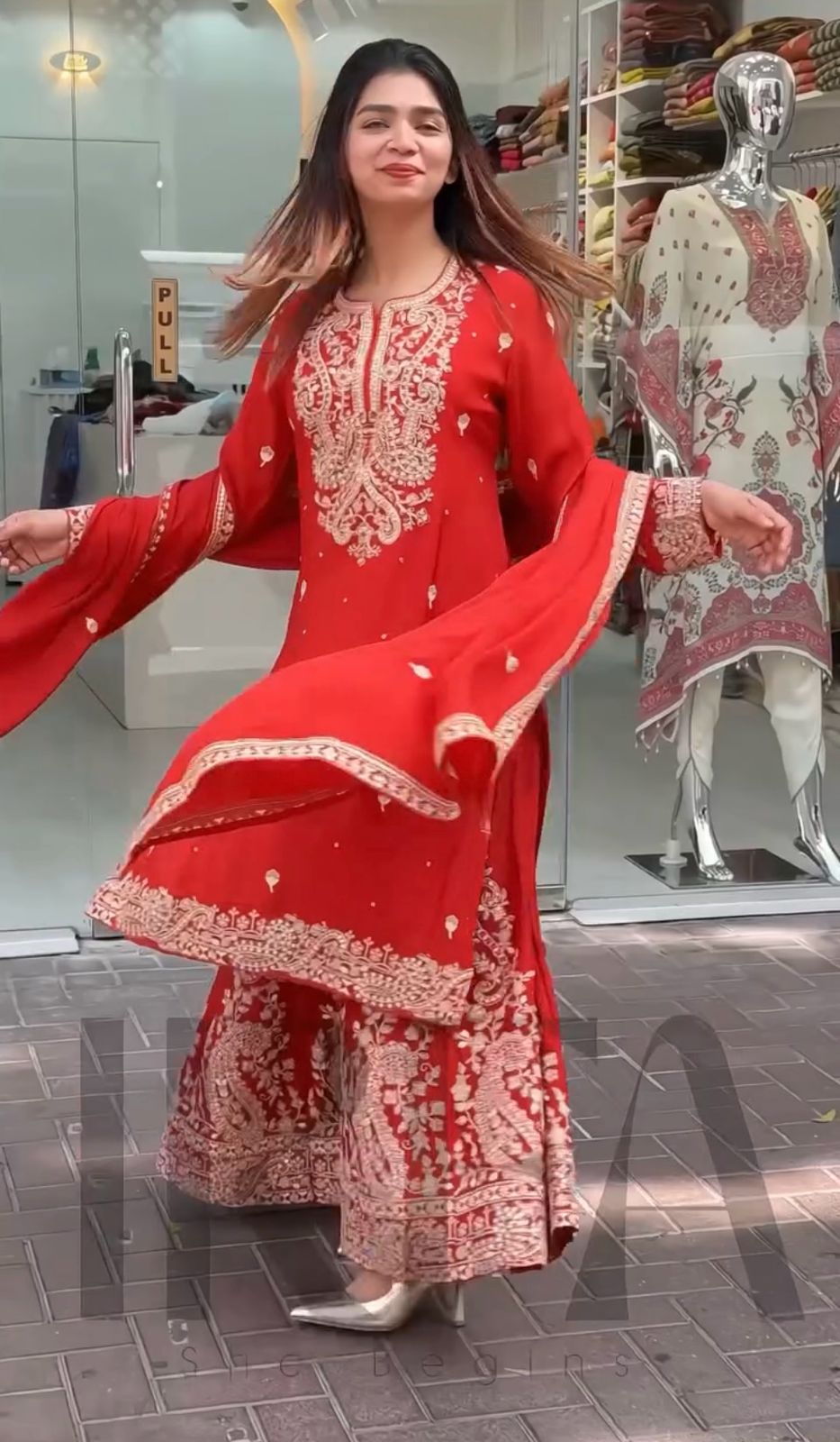 Red Chinon Silk With Embroidery Work Salwar Suit | Jump Suits, Salwar suit, Casual Suits, Creative suits, Designer Suits, Palazzo Suits, Party Wear Suits, Patiala Suits, Straight Suits