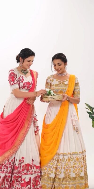 Red Cotton Print Lehenga Choli | Lehenga, Bollywood Lehenga, Creative Lehenga, Designer Lehenga, Embroidered Lehenga, Party Wear Lehenga