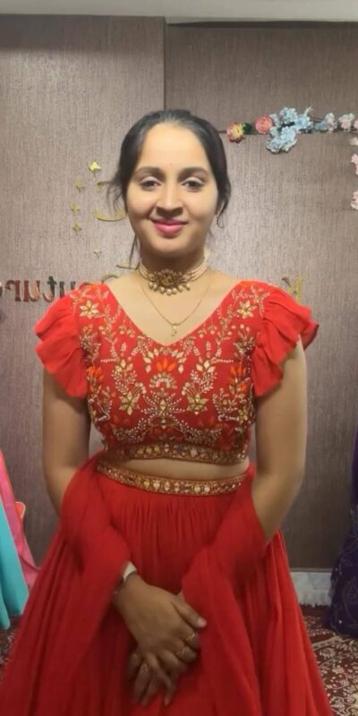 Red Fox Georgette Embroidery Thread Hand Pasting Real Mirror Lehenga Choli | Lehenga, Bollywood Lehenga, Creative Lehenga, Designer Lehenga, Embroidered Lehenga, Party Wear Lehenga