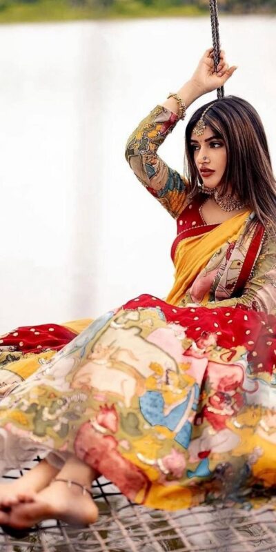 Red Fox Georgette With Embroidery Lehenga Choli | Lehenga, Bollywood Lehenga, Creative Lehenga, Designer Lehenga, Embroidered Lehenga, Party Wear Lehenga