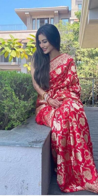 Red Soft Lichi Silk Jacquard Border Saree | Sarees, Bollywood Sarees, Creative Sarees, Designer Sarees, Embroidered Sarees, Ethnic Saree, Modern Digital sarees, Party Wear Sarees