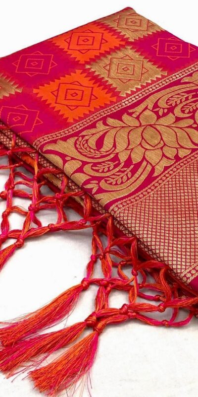 Red Soft Lichi Silk Saree | Sarees, Bollywood Sarees, Creative Sarees, Designer Sarees, Embroidered Sarees, Ethnic Saree, Modern Digital sarees, Party Wear Sarees
