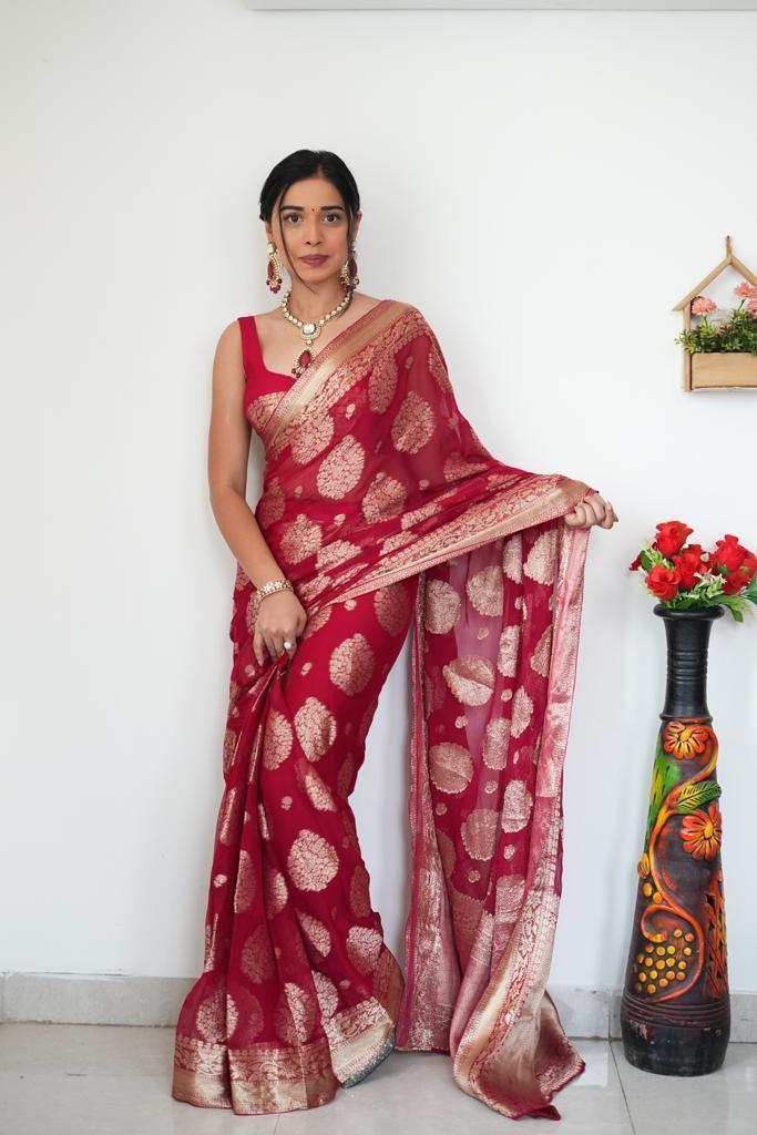Red Soft Lilan Slab Attractive Charm full Saree | Sarees, Bollywood Sarees, Creative Sarees, Designer Sarees, Embroidered Sarees, Ethnic Saree, Modern Digital sarees, Party Wear Sarees