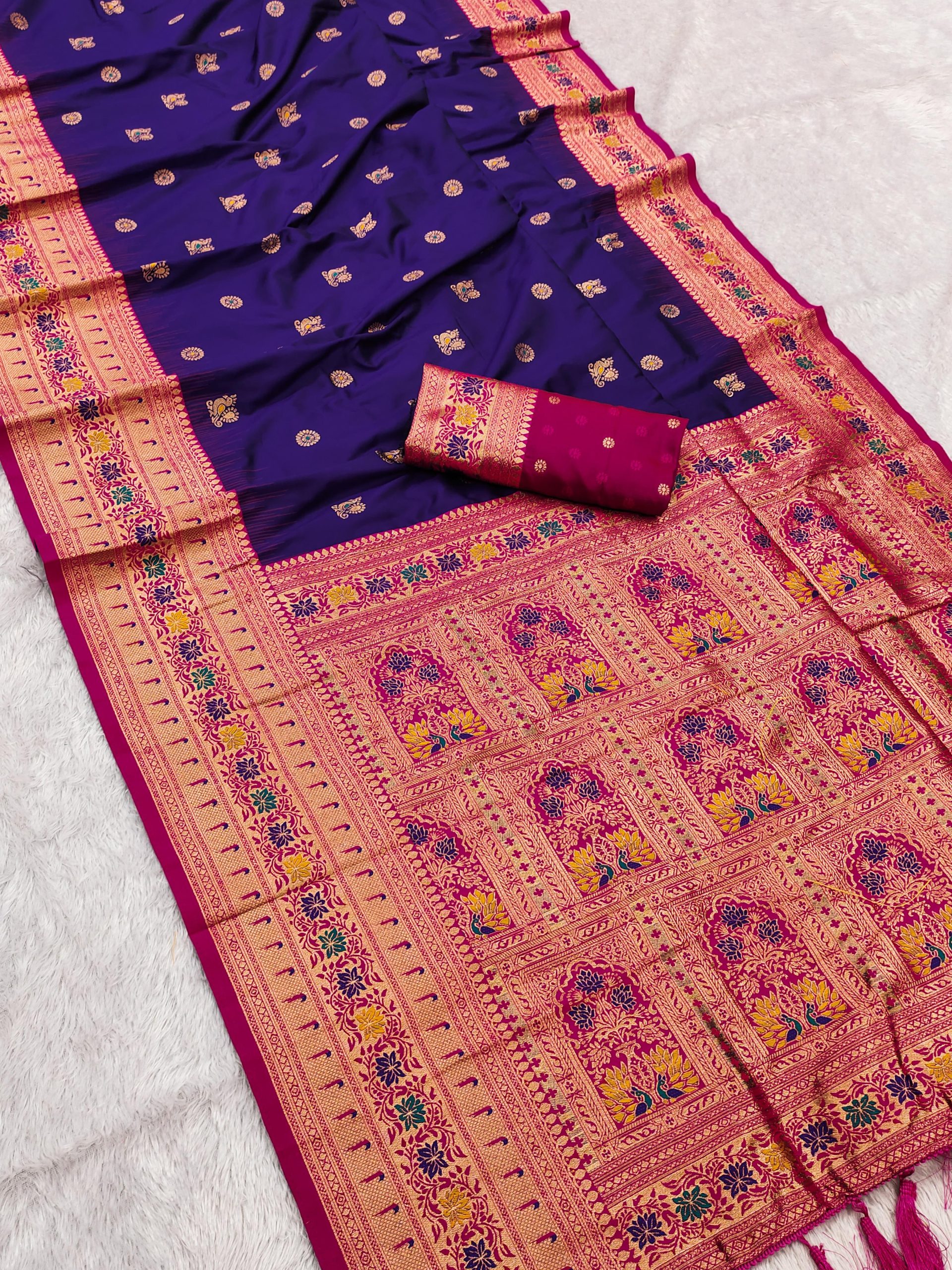 Royal Blue Banarasi Silk Zari Work Saree | Sarees, Bollywood Sarees, Creative Sarees, Designer Sarees, Embroidered Sarees, Ethnic Saree, Modern Digital sarees, Party Wear Sarees