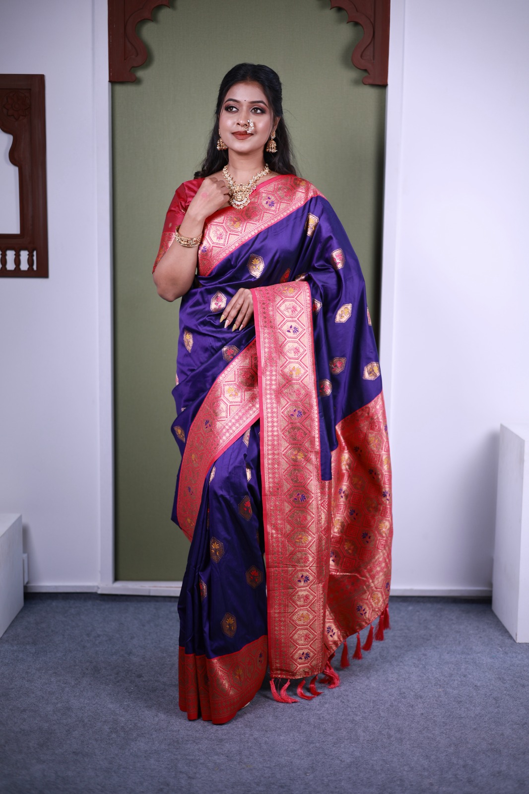 Royal Blue Soft Paithani Silk Zari Lace Work Saree | Sarees, Bollywood Sarees, Creative Sarees, Designer Sarees, Embroidered Sarees, Ethnic Saree, Modern Digital sarees, Party Wear Sarees