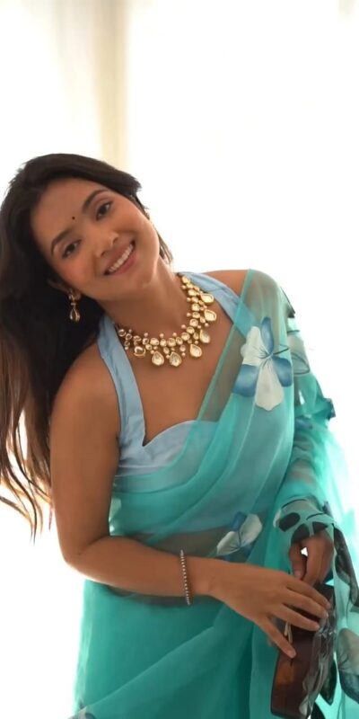 Sky Blue Soft Organza Silk Ready To Wear Saree | Sarees, Bollywood Sarees, Creative Sarees, Designer Sarees, Embroidered Sarees, Ethnic Saree, Modern Digital sarees, Party Wear Sarees