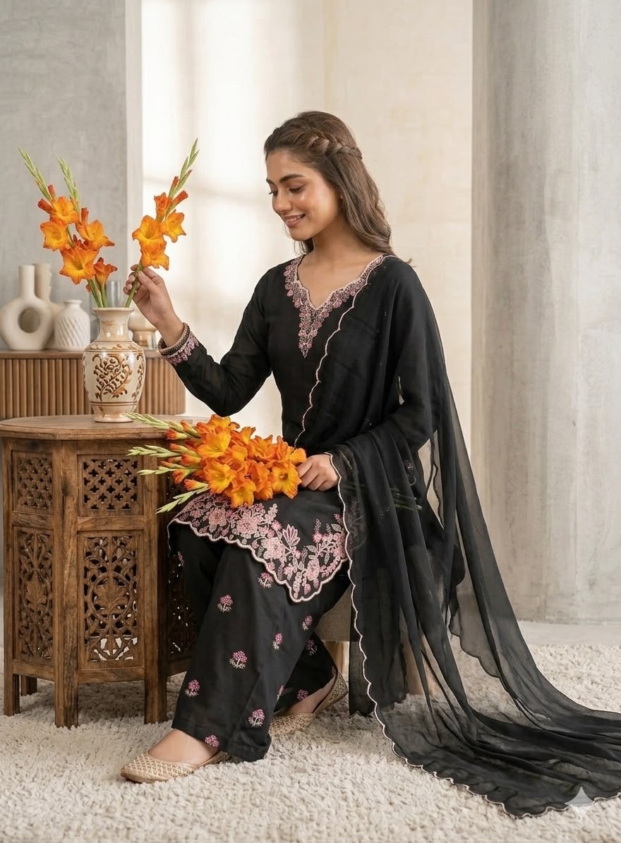 VLM 340 Black Franch Crape Salwar Suit Perfect for Wedding, Party, Sangeet, Makar Sankranti, Baby Shower . Grab it for ₹2099. Delivery 4-6 Working Days | Jump Suits, Salwar suit, Casual Suits, Creative suits, Designer Suits, Palazzo Suits, Party Wear Suits, Patiala Suits, Straight Suits
