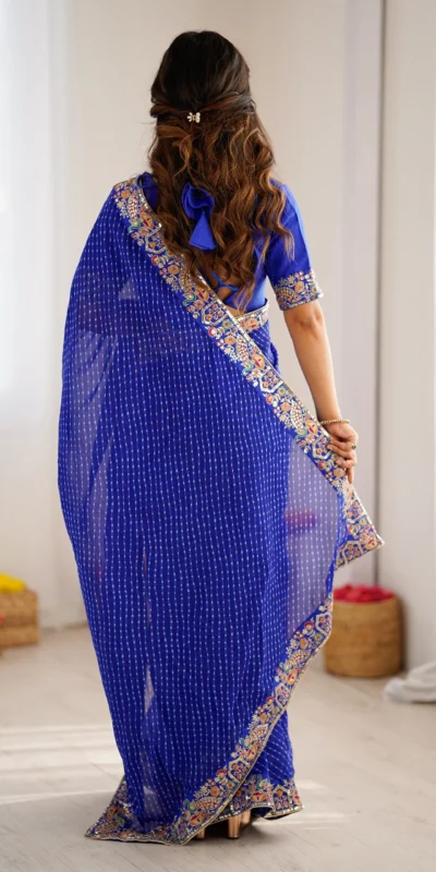 SP 79 Blue Faux Georgette Saree Perfect for Wedding, Party, Lohri, Engagement, Baby Shower – . Now at just ₹1999. Delivery 4-6 Working Days. Shop now | Sarees, Bollywood Sarees, Creative Sarees, Designer Sarees, Embroidered Sarees, Ethnic Saree, Modern Digital sarees, Party Wear Sarees