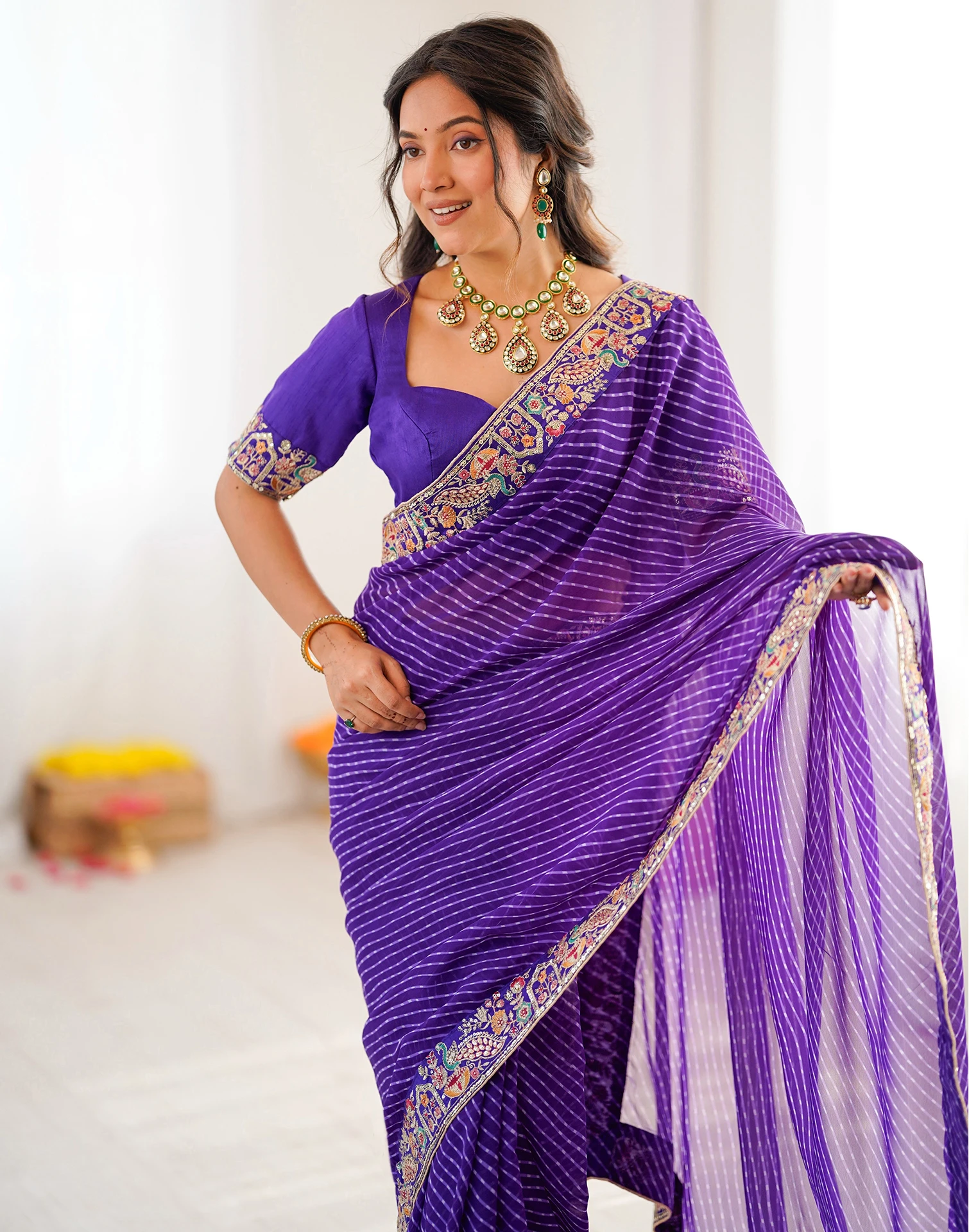 SP 79 Purple Faux Georgette Saree Perfect for Wedding, Party, Lohri, Engagement, Baby Shower – . Now at just ₹1999. Delivery 4-6 Working Days. Shop now | Sarees, Bollywood Sarees, Creative Sarees, Designer Sarees, Embroidered Sarees, Ethnic Saree, Modern Digital sarees, Party Wear Sarees