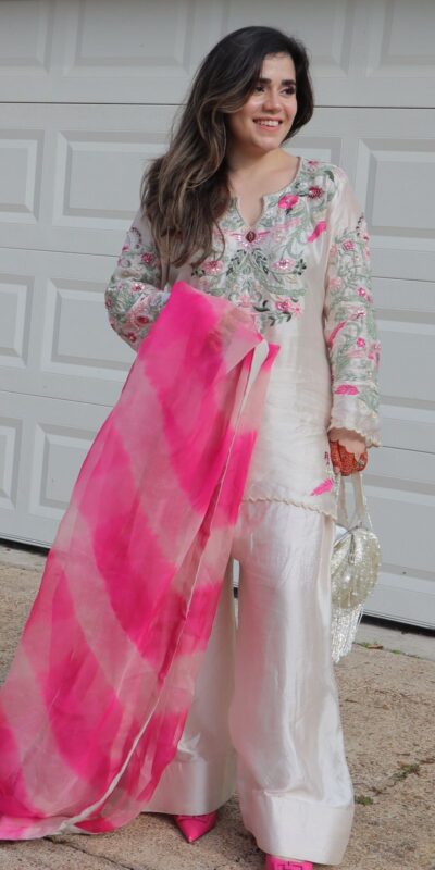 White Crap Silk Embroidery Digital Print Salwar Suit | Jump Suits, Salwar suit, Casual Suits, Creative suits, Designer Suits, Palazzo Suits, Party Wear Suits, Patiala Suits, Straight Suits