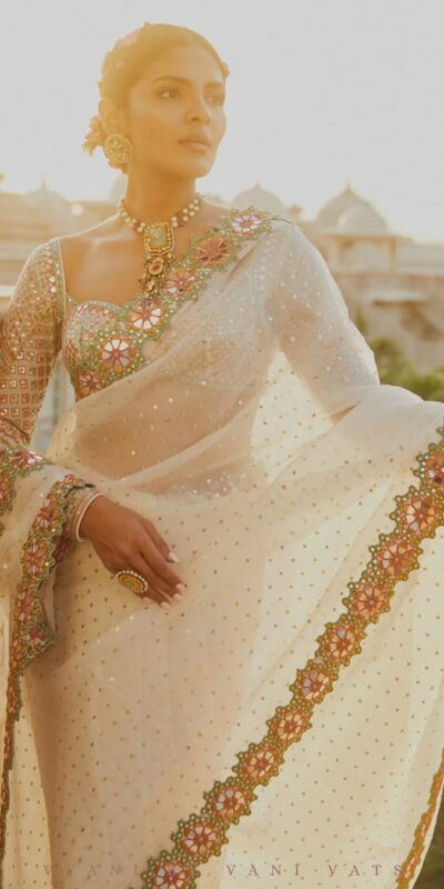 White Georgette Sequence Print Saree | Sarees, Bollywood Sarees, Creative Sarees, Designer Sarees, Embroidered Sarees, Ethnic Saree, Modern Digital sarees, Party Wear Sarees