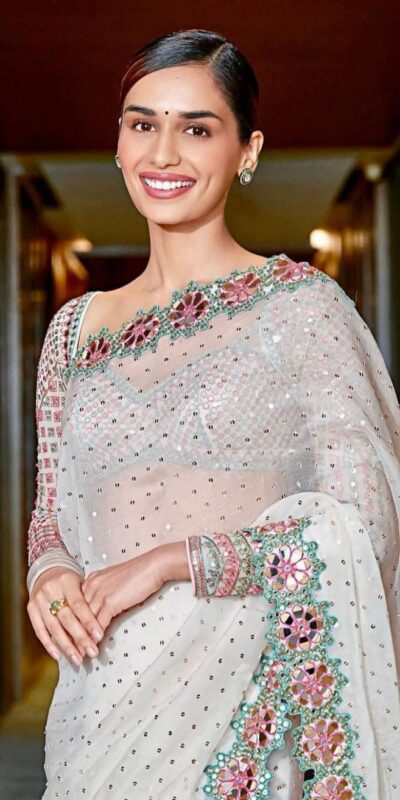 White Georgette Sequence Print Saree | Sarees, Bollywood Sarees, Creative Sarees, Designer Sarees, Embroidered Sarees, Ethnic Saree, Modern Digital sarees, Party Wear Sarees