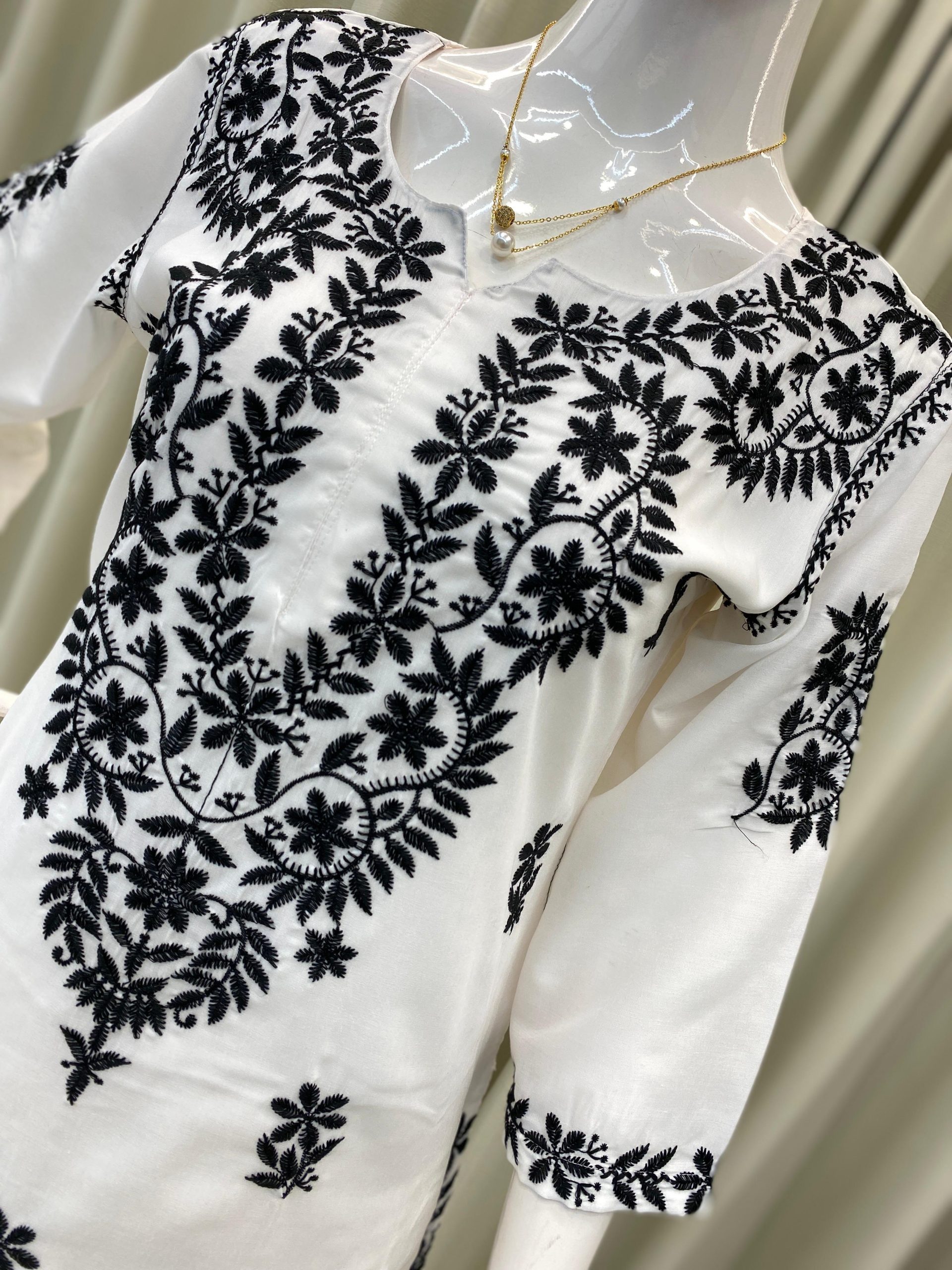 White Muslin Embroidery Salwar Suit | Jump Suits, Salwar suit, Casual Suits, Creative suits, Designer Suits, Palazzo Suits, Party Wear Suits, Patiala Suits, Straight Suits