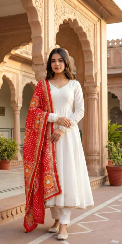 White Roman Silk Digital Print Lace Work Gown | Gowns, Bollywood Gowns, Creative Gowns, Designer Gowns, Embroidered Gowns, Party Wear Gowns