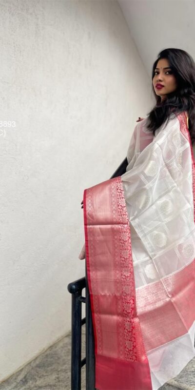 White Soft Lichi Silk Lace Work Lace Border Saree | Sarees, Bollywood Sarees, Creative Sarees, Designer Sarees, Embroidered Sarees, Ethnic Saree, Modern Digital sarees, Party Wear Sarees