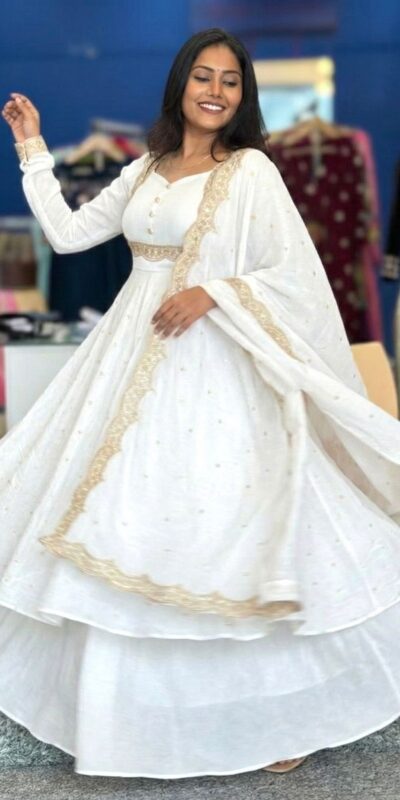White Vichitra Silk Zari Embroidery Work Salwar Suit | Jump Suits, Salwar suit, Casual Suits, Creative suits, Designer Suits, Palazzo Suits, Party Wear Suits, Patiala Suits, Straight Suits
