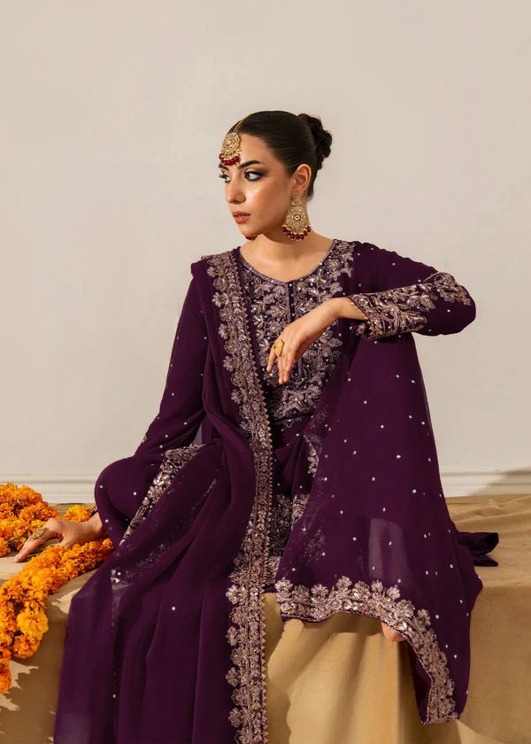 Wine Faux Georgette Lace Work Salwar Suit | Jump Suits, Salwar suit, Casual Suits, Creative suits, Designer Suits, Palazzo Suits, Party Wear Suits, Patiala Suits, Straight Suits