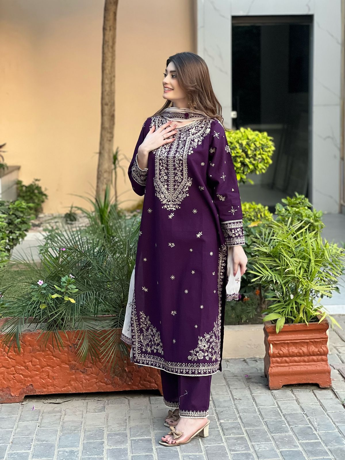 Wine Faux Georgette Sequence Work Salwar Suit | Jump Suits, Salwar suit, Casual Suits, Creative suits, Designer Suits, Palazzo Suits, Party Wear Suits, Patiala Suits, Straight Suits