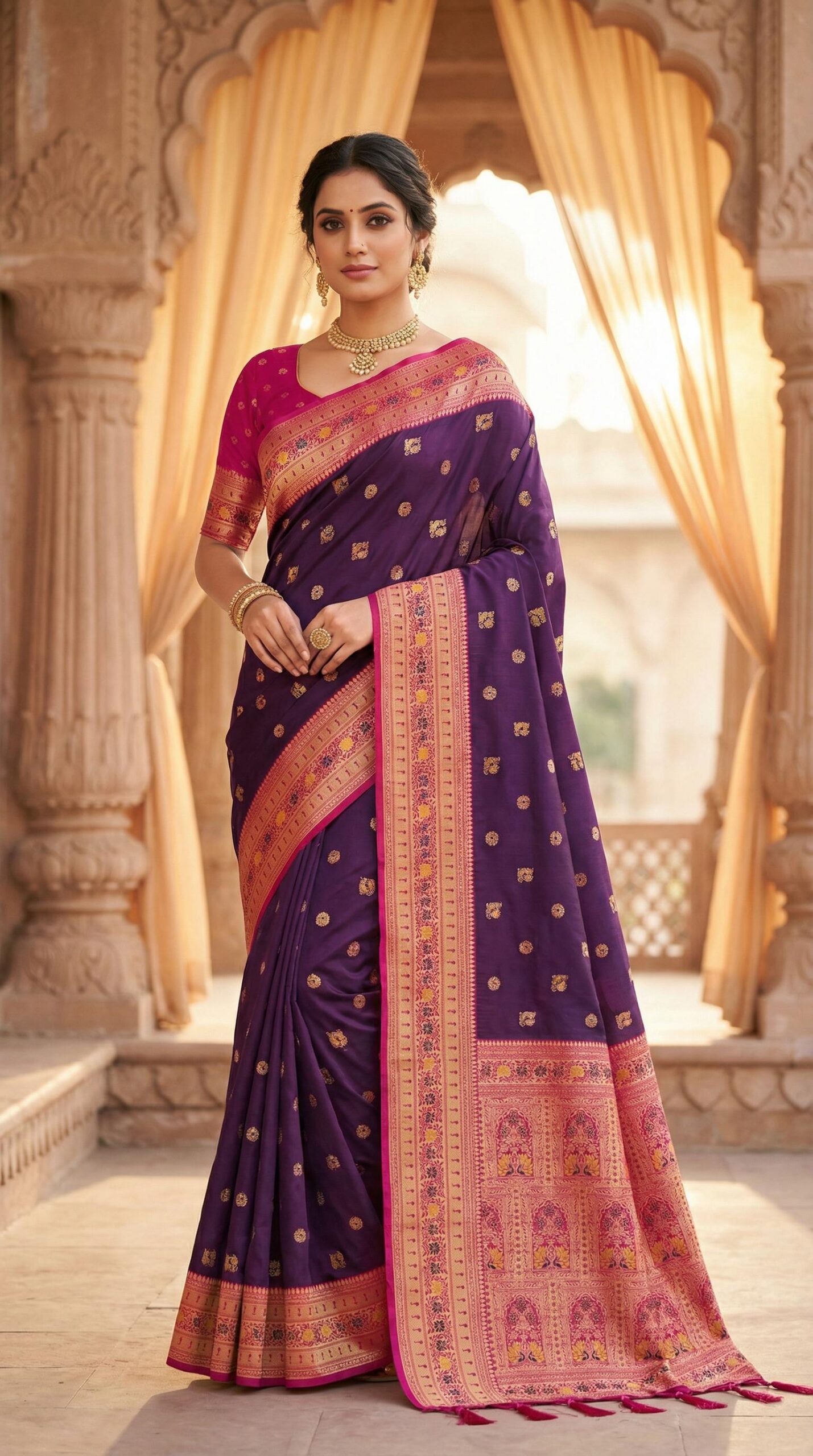 Wine Meenakari Lace Zari Work Saree | Sarees, Bollywood Sarees, Creative Sarees, Designer Sarees, Embroidered Sarees, Ethnic Saree, Modern Digital sarees, Party Wear Sarees