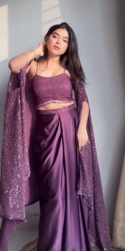 Wine Rangoli Silk Sequence Threads Work Dhoti Suit | Jump Suits, Salwar suit, Casual Suits, Creative suits, Designer Suits, Palazzo Suits, Party Wear Suits, Patiala Suits, Straight Suits