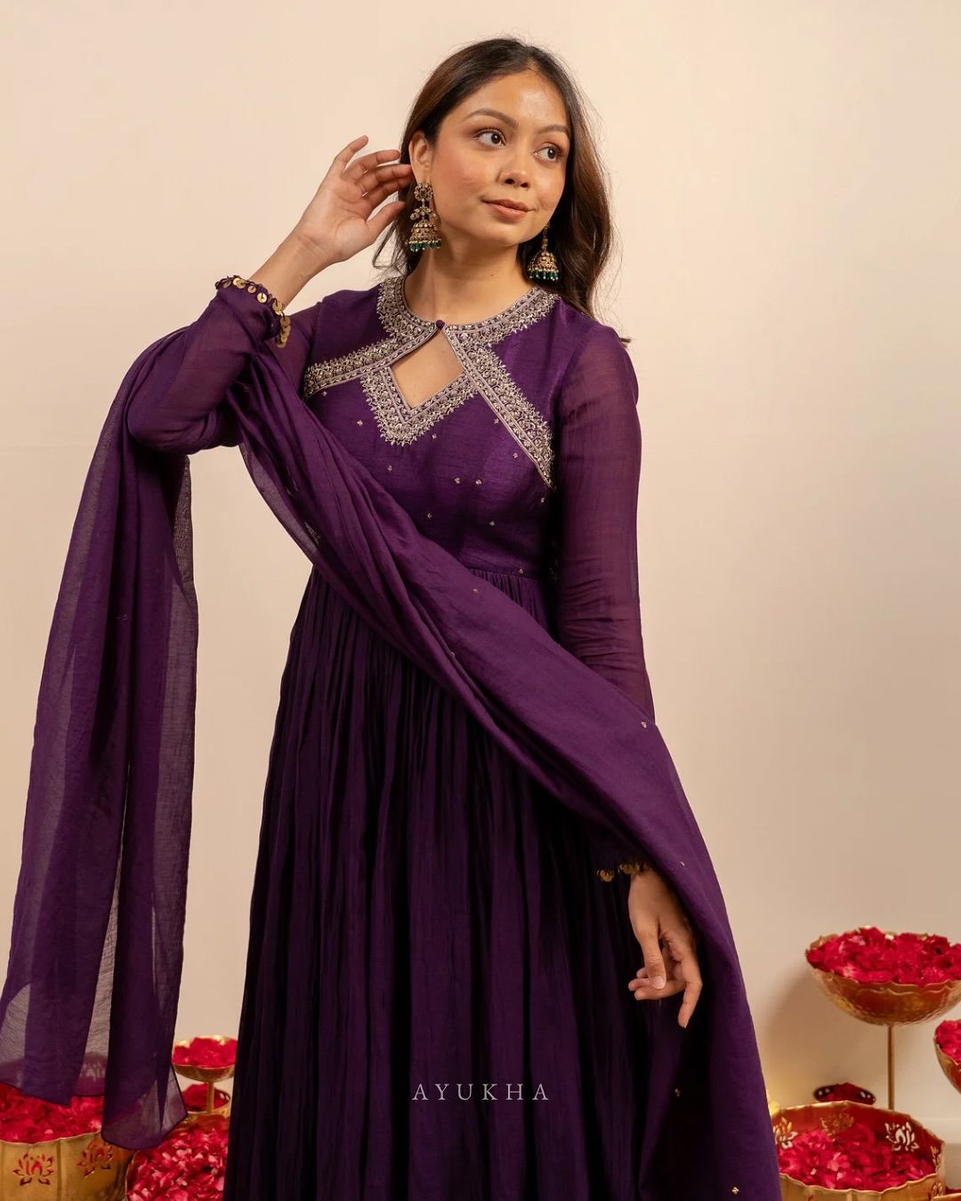 Wine Vichitra Silk Thread Embroider Work Salwar Suit | Jump Suits, Salwar suit, Casual Suits, Creative suits, Designer Suits, Palazzo Suits, Party Wear Suits, Patiala Suits, Straight Suits