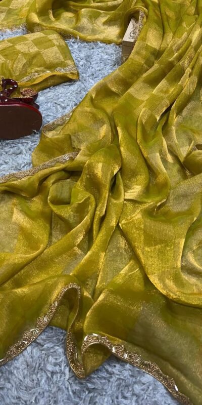 Yellow Chiffon Pattern Hand Work Lace Saree | Sarees, Bollywood Sarees, Creative Sarees, Designer Sarees, Embroidered Sarees, Ethnic Saree, Modern Digital sarees, Party Wear Sarees