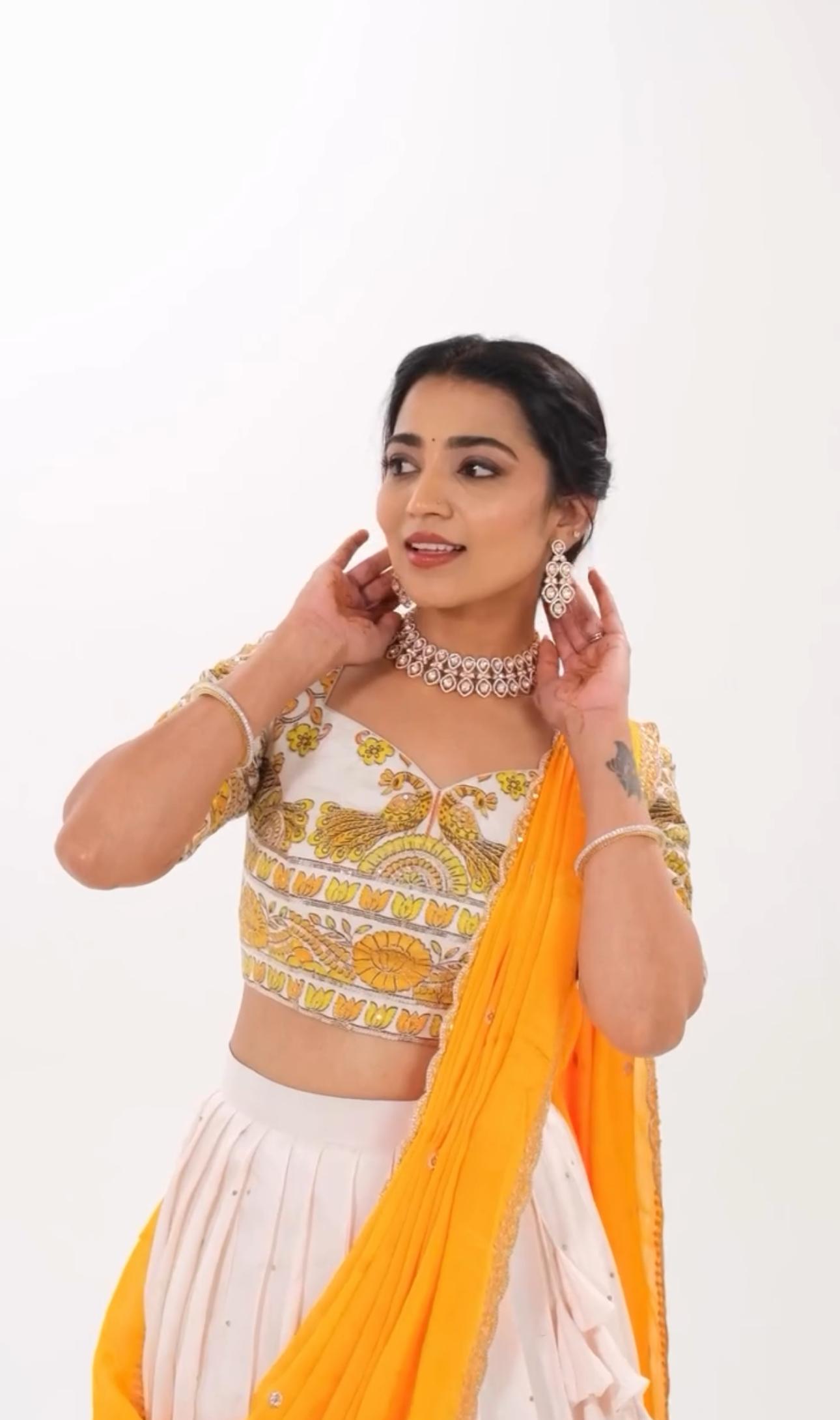 Yellow Cotton Print Lehenga Choli | Lehenga, Bollywood Lehenga, Creative Lehenga, Designer Lehenga, Embroidered Lehenga, Party Wear Lehenga