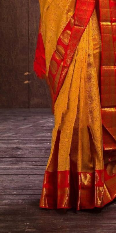 Yellow Lichi Silk With Jacquard Lace Work Saree | Sarees, Bollywood Sarees, Creative Sarees, Designer Sarees, Embroidered Sarees, Ethnic Saree, Modern Digital sarees, Party Wear Sarees