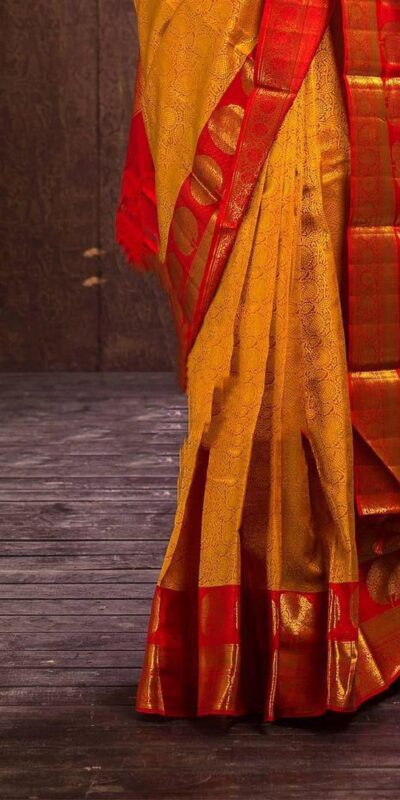Yellow Lichi Silk With Jacquard Lace Work Saree | Sarees, Bollywood Sarees, Creative Sarees, Designer Sarees, Embroidered Sarees, Ethnic Saree, Modern Digital sarees, Party Wear Sarees