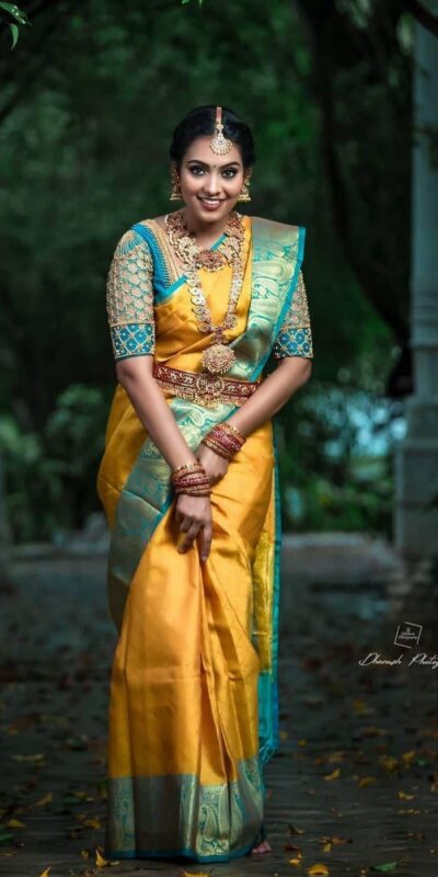 Yellow Lichi Silk With Lace Border Saree | Sarees, Bollywood Sarees, Creative Sarees, Designer Sarees, Embroidered Sarees, Ethnic Saree, Modern Digital sarees, Party Wear Sarees