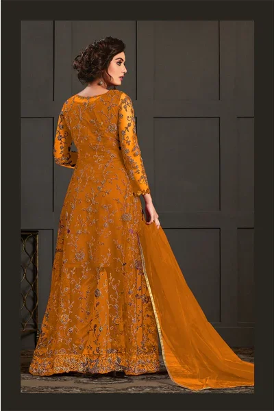 Yellow Net Stone Work Salwar Suit | Jump Suits, Salwar suit, Casual Suits, Creative suits, Designer Suits, Palazzo Suits, Party Wear Suits, Patiala Suits, Straight Suits
