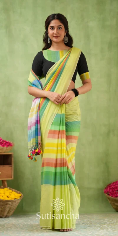 Yellow Soft Cotton With Digital Print Saree | Sarees, Bollywood Sarees, Creative Sarees, Designer Sarees, Embroidered Sarees, Ethnic Saree, Modern Digital sarees, Party Wear Sarees