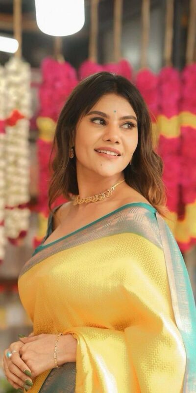 Yellow Soft Lichi Silk With All Over Saree | Sarees, Bollywood Sarees, Creative Sarees, Designer Sarees, Embroidered Sarees, Ethnic Saree, Modern Digital sarees, Party Wear Sarees