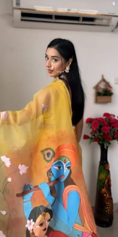 Yellow Soft Organza Silk Ready To Wear Saree | Sarees, Bollywood Sarees, Creative Sarees, Designer Sarees, Embroidered Sarees, Ethnic Saree, Modern Digital sarees, Party Wear Sarees