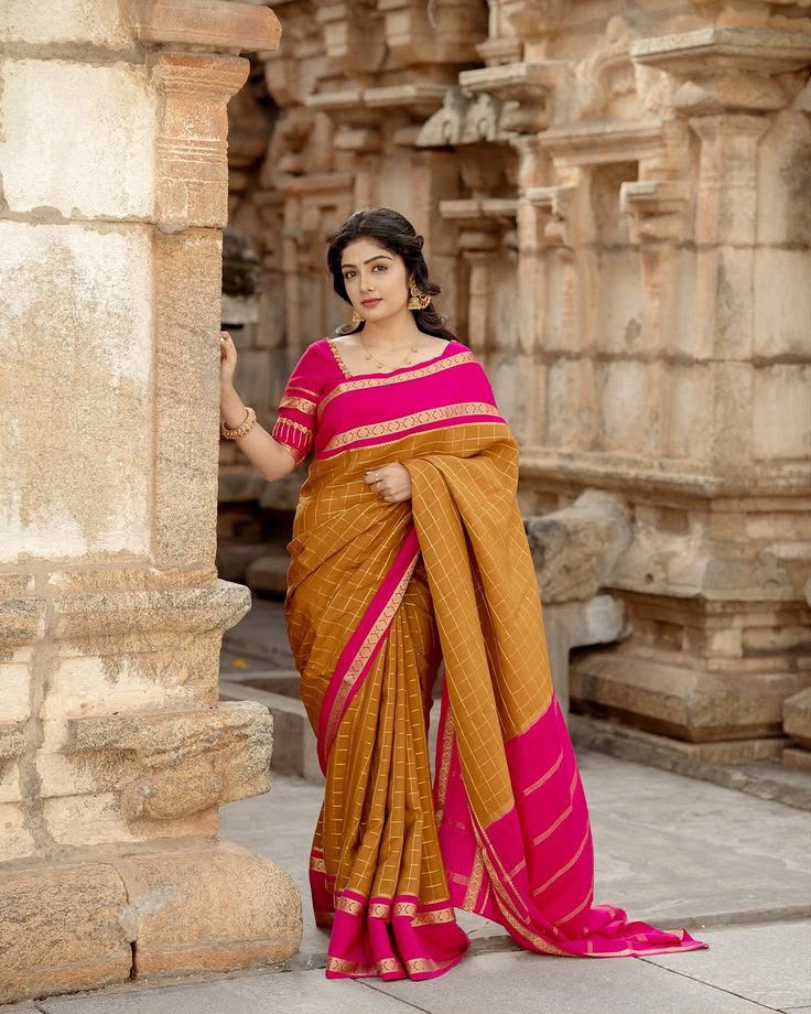 KPR 287 Mustered Color Yellow Soft Lichi Silk Saree with Jacquard Work. Best Price ₹1449. Delivery 4-6 Working Days. Shop now. | Sarees, Bollywood Sarees, Creative Sarees, Designer Sarees, Embroidered Sarees, Ethnic Saree, Modern Digital sarees, Party Wear Sarees
