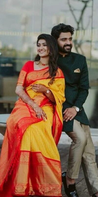 KP 2092 Yellow Color Yellow Soft Lichi Silk Saree with Jacquard Work. Best Price ₹1449. Delivery 4-6 Working Days. Shop now. | Sarees, Bollywood Sarees, Creative Sarees, Designer Sarees, Embroidered Sarees, Ethnic Saree, Modern Digital sarees, Party Wear Sarees