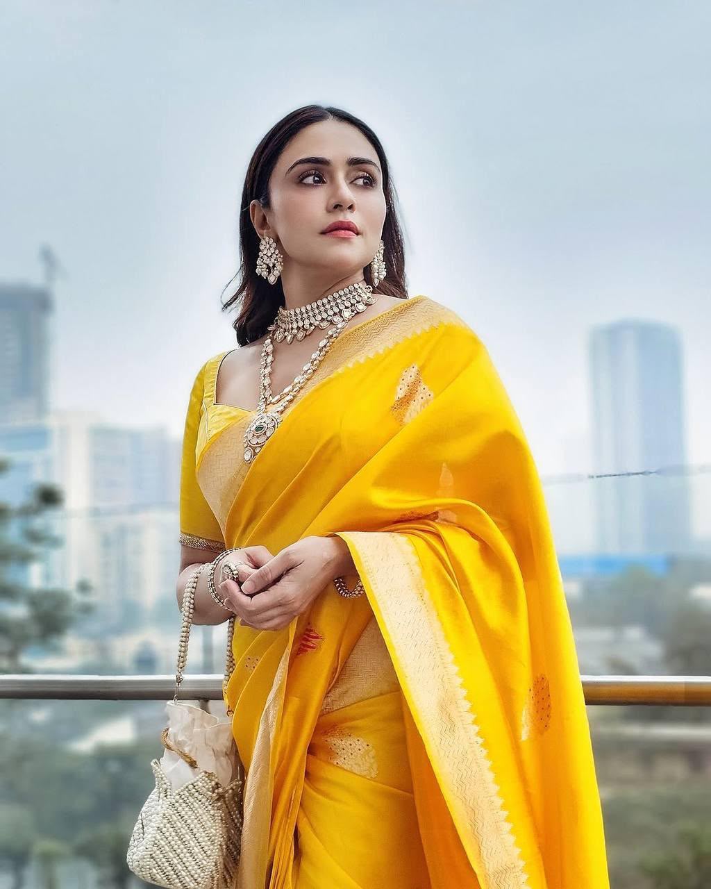 KPR 253 Yellow Color Yellow Soft Lichi Silk Saree with Jacquard Work. Best Price ₹1349. Delivery 4-6 Working Days. Shop now. | Sarees, Bollywood Sarees, Creative Sarees, Designer Sarees, Embroidered Sarees, Ethnic Saree, Modern Digital sarees, Party Wear Sarees