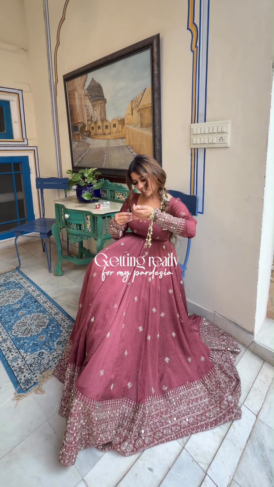 KD1589 Peach Color Mul Chanderi Silk Mul Chanderi Silk Thread Embroidery Gown Delivery 4-6 Working Days. Online Shop now. | Gowns, Bollywood Gowns, Creative Gowns, Designer Gowns, Embroidered Gowns, Party Wear Gowns