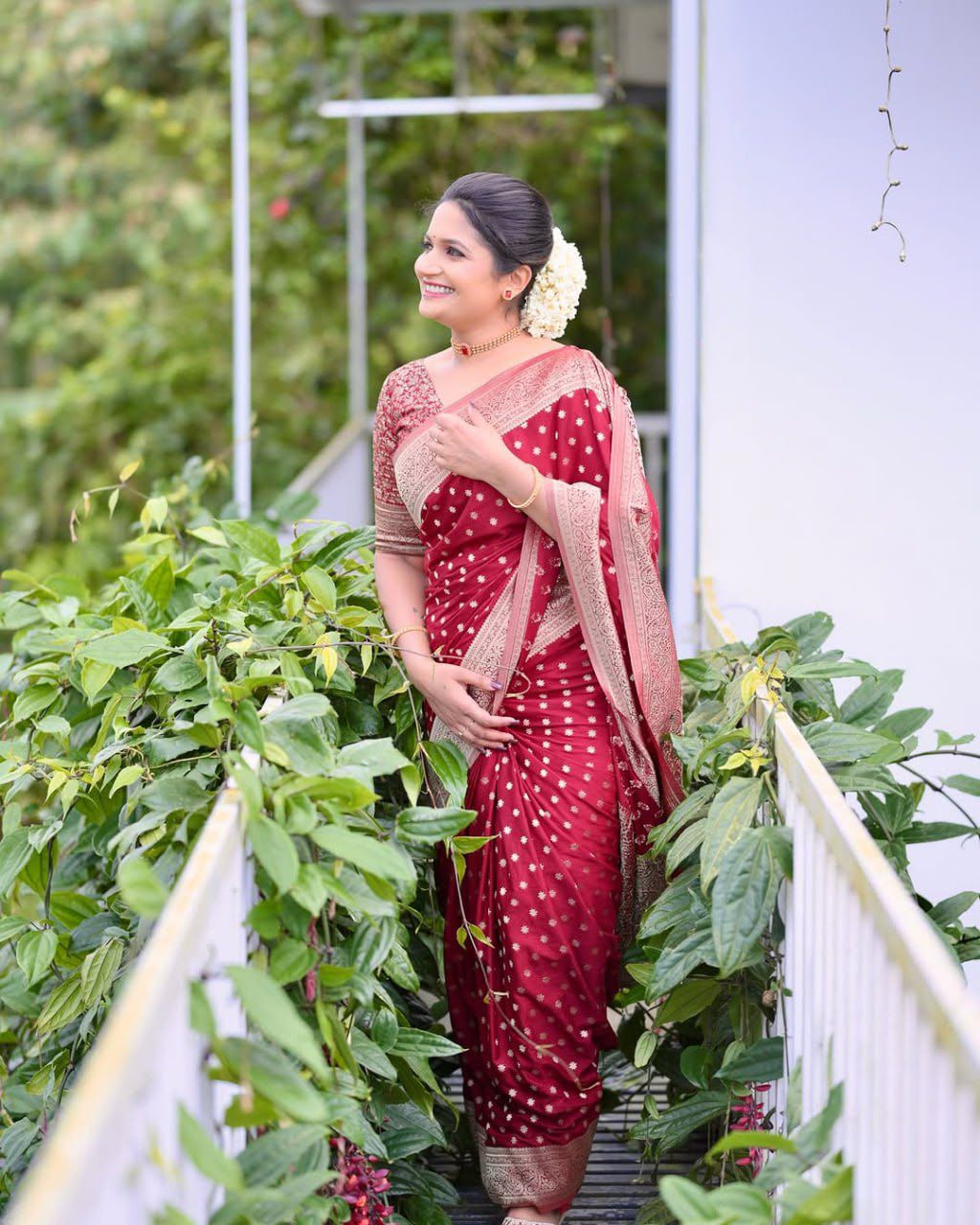 KPR 228 Red in Soft Lichi Silk Jacquard Work Designer Work Saree . Exclusive Offer ₹1349. Delivery 4-6 Working Days. Shop now. | Sarees, Bollywood Sarees, Creative Sarees, Designer Sarees, Embroidered Sarees, Ethnic Saree, Modern Digital sarees, Party Wear Sarees