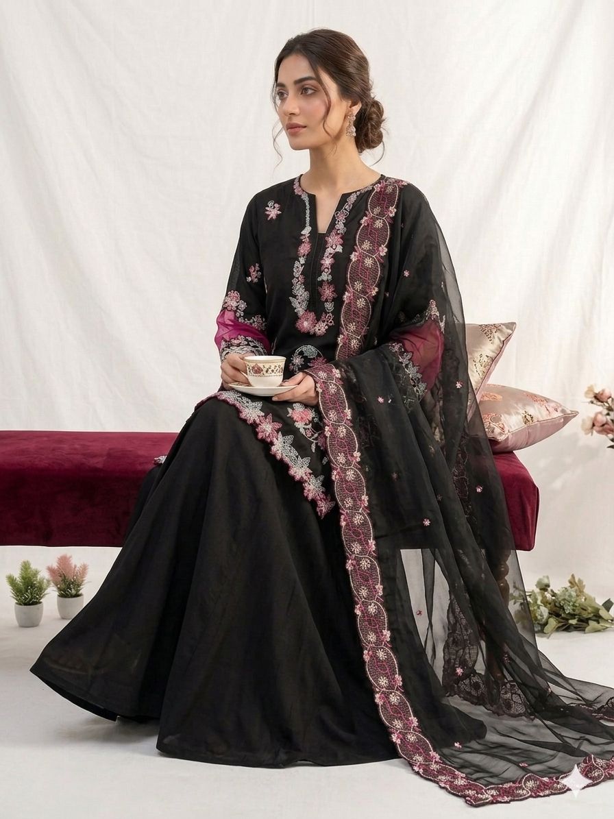 LG 2116 Black Crape Silk with Embroidery Work Salwar Suit . Introductory Price ₹2149. Delivery 4-6 Working Days. Shop now. | Jump Suits, Salwar suit, Casual Suits, Creative suits, Designer Suits, Palazzo Suits, Party Wear Suits, Patiala Suits, Straight Suits