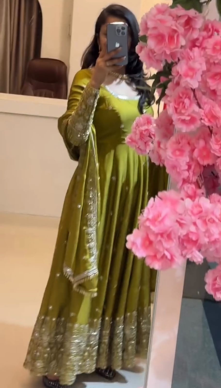SSR 544 Lime Yellow in Crunchy Silk Embroidery Work & Lace Work Gown . Special Price ₹2399. Delivery 4-6 Working Days. Shop now. | Gowns, Bollywood Gowns, Creative Gowns, Designer Gowns, Embroidered Gowns, Party Wear Gowns