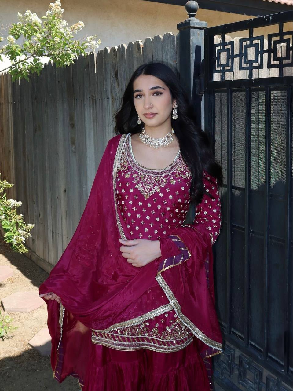 ZD 10003 Red in Color Natural Crepe Embroidery Work Salwar Suit . Affordable Price ₹2099. Delivery 4-6 Working Days. Shop now. | Jump Suits, Salwar suit, Casual Suits, Creative suits, Designer Suits, Palazzo Suits, Party Wear Suits, Patiala Suits, Straight Suits