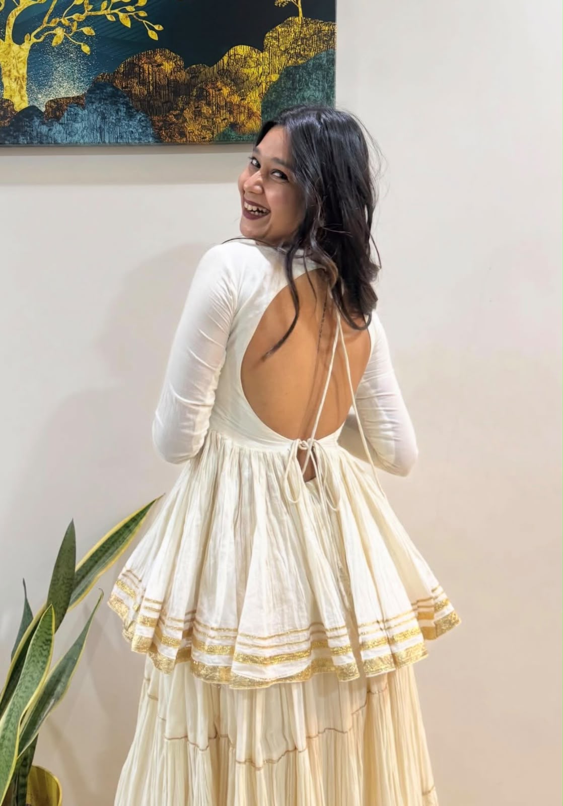 PC 586 White Color Pure Cotton Lehenga Choli with Cowrie Work. Festive Deal ₹2549. Delivery 4-6 Working Days. Online Shop now. | Lehenga, Bollywood Lehenga, Creative Lehenga, Designer Lehenga, Embroidered Lehenga, Party Wear Lehenga